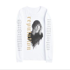 NEW White Gold Rep LS Tour Tee